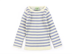 FUB ecru/cloud rib blouse